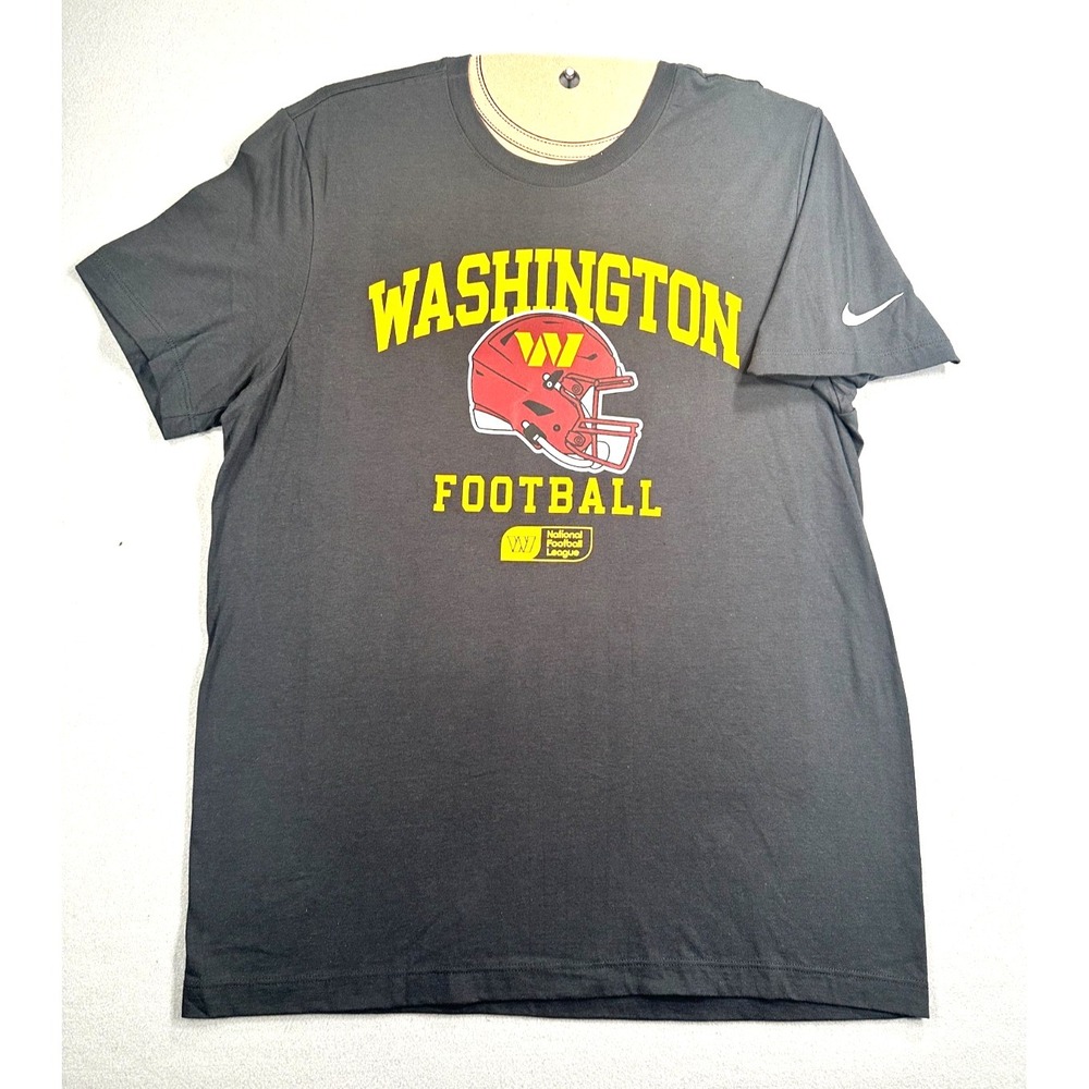 Nike Washington Football Team Helmet T-Shirt Men's 2XL Gray NFL Tee NWT